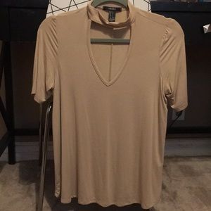 Forever 21 beige top